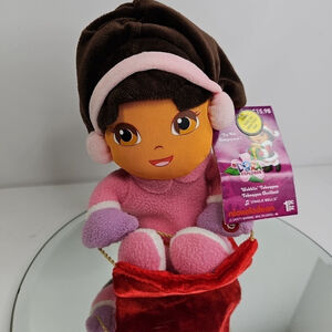 Wobblin Toboggon Dora The Explorer Toy Plush Working With Tags 2013 Christmas
